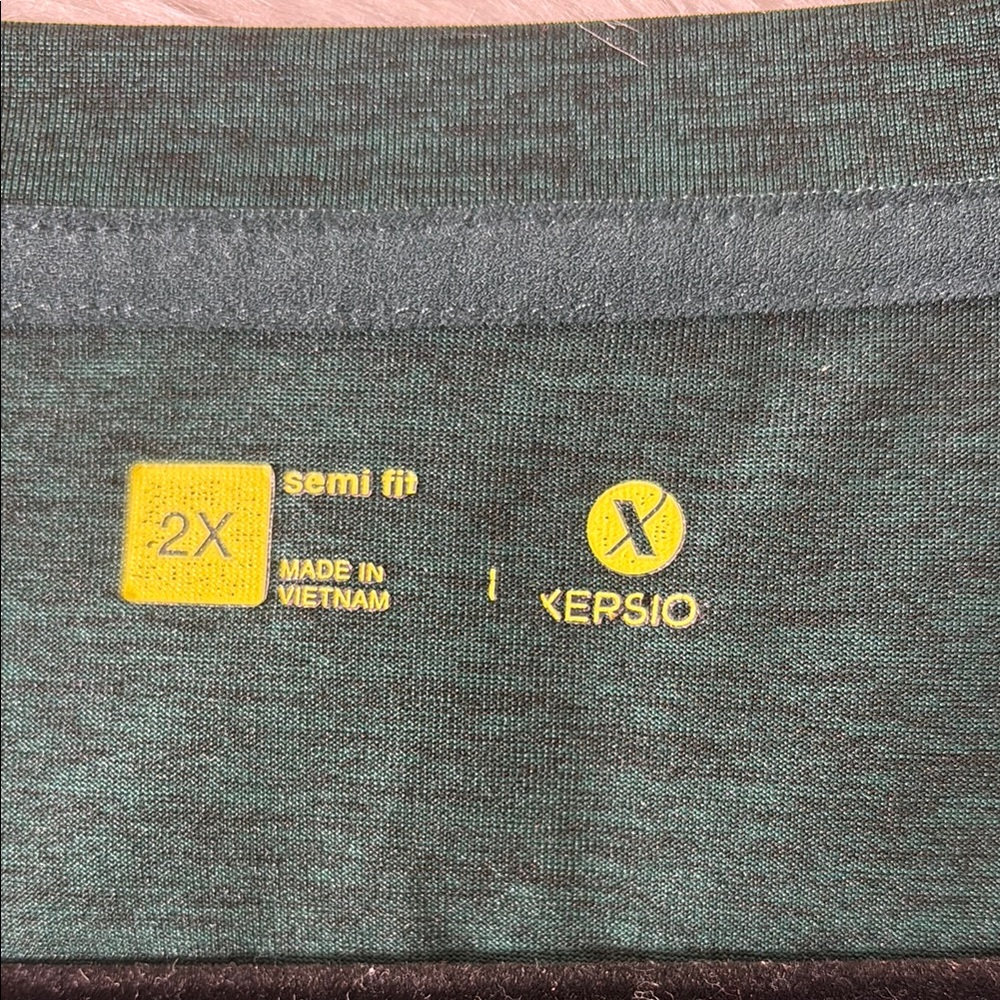 Xepsio Dark Green V-Neck Women's top - Picture 3 of 6
